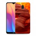 Дизайнерский силиконовый с усиленными углами чехол для Xiaomi RedMi 8A Каньоны