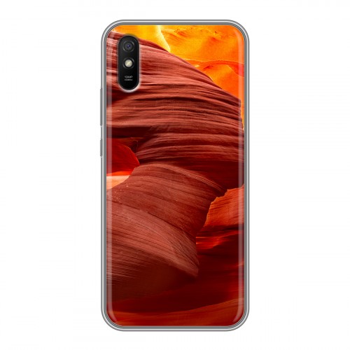 Дизайнерский силиконовый с усиленными углами чехол для Xiaomi RedMi 9A Каньоны