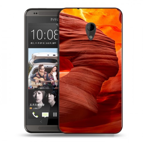 Дизайнерский пластиковый чехол для HTC Desire 700 Каньоны