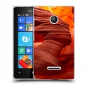 Дизайнерский пластиковый чехол для Microsoft Lumia 435 Каньоны