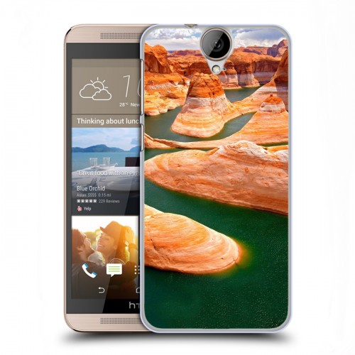 Дизайнерский силиконовый чехол для HTC One E9+ Каньоны