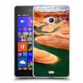 Дизайнерский пластиковый чехол для Microsoft Lumia 540 Каньоны