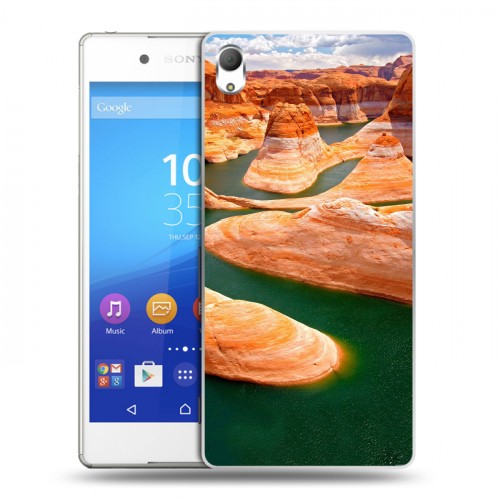 Дизайнерский пластиковый чехол для Sony Xperia Z3+ Каньоны