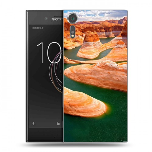 Дизайнерский пластиковый чехол для Sony Xperia XZs Каньоны