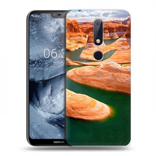 Дизайнерский пластиковый чехол для Nokia 6.1 Plus Каньоны