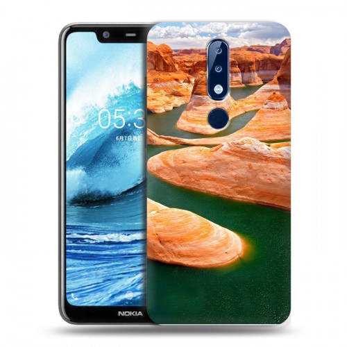 Дизайнерский силиконовый чехол для Nokia 5.1 Plus Каньоны