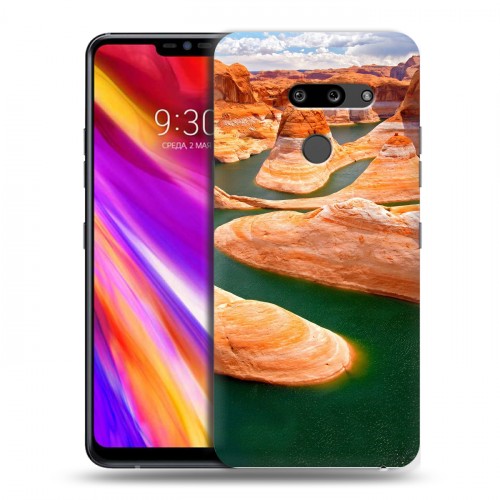 Дизайнерский пластиковый чехол для LG G8 ThinQ Каньоны