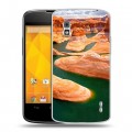 Дизайнерский пластиковый чехол для LG Google Nexus 4 Каньоны