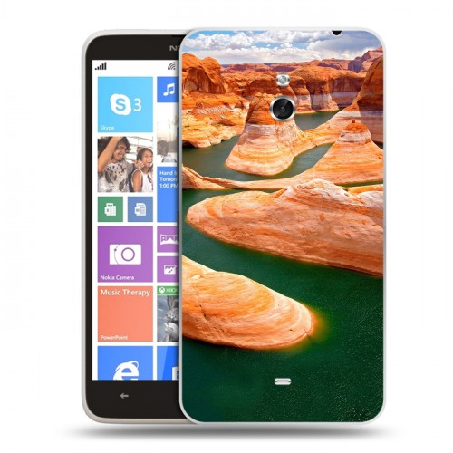 Дизайнерский пластиковый чехол для Nokia Lumia 1320 Каньоны