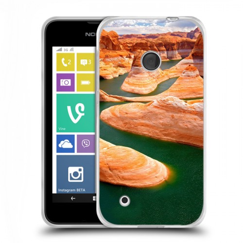 Дизайнерский пластиковый чехол для Nokia Lumia 530 Каньоны