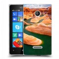 Дизайнерский пластиковый чехол для Microsoft Lumia 435 Каньоны