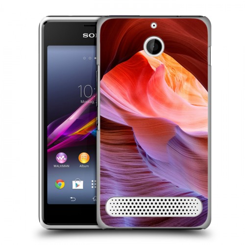 Дизайнерский силиконовый чехол для Sony Xperia E1 Каньоны