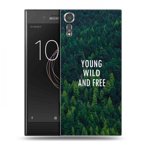 Дизайнерский пластиковый чехол для Sony Xperia XZs Лес