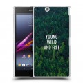 Дизайнерский пластиковый чехол для Sony Xperia Z Ultra  Лес