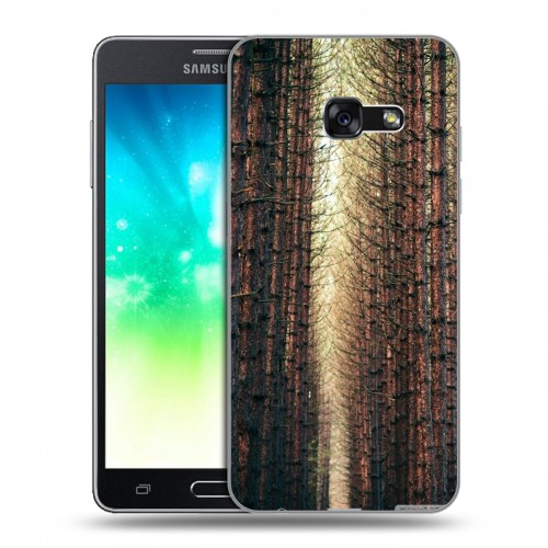 Дизайнерский силиконовый с усиленными углами чехол для Samsung Galaxy A3 (2017) Лес