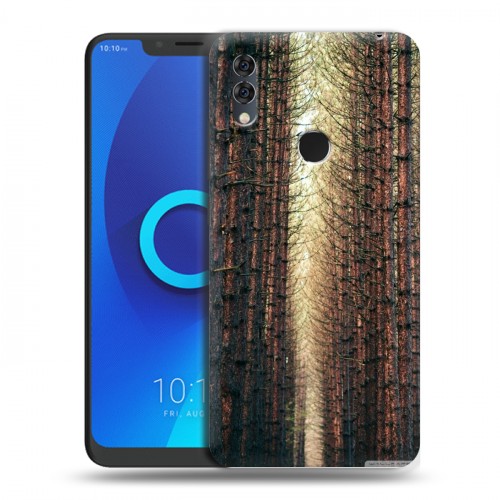 Дизайнерский силиконовый чехол для Alcatel 5V Лес