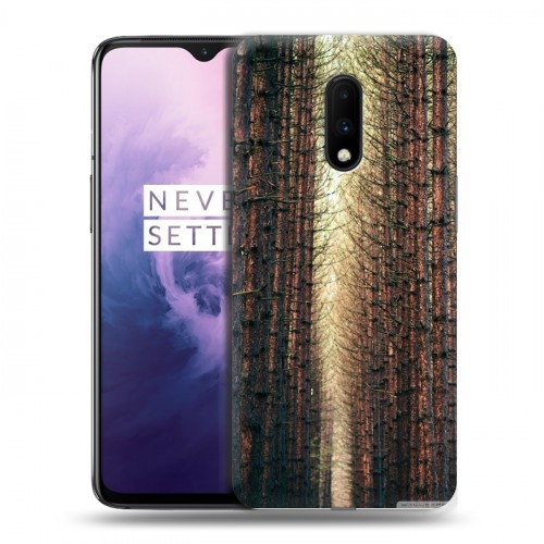 Дизайнерский пластиковый чехол для OnePlus 7 Лес