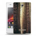 Дизайнерский пластиковый чехол для Sony Xperia E Лес