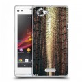 Дизайнерский пластиковый чехол для Sony Xperia L Лес