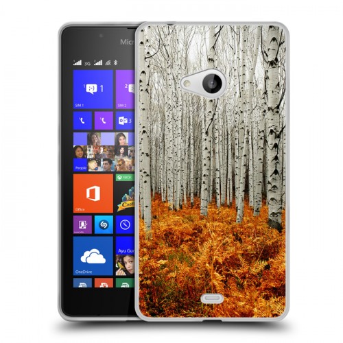 Дизайнерский пластиковый чехол для Microsoft Lumia 540 Лес