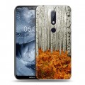 Дизайнерский пластиковый чехол для Nokia 6.1 Plus Лес