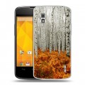 Дизайнерский пластиковый чехол для LG Google Nexus 4 Лес