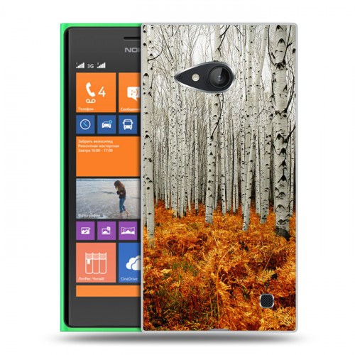 Дизайнерский пластиковый чехол для Nokia Lumia 730/735 Лес