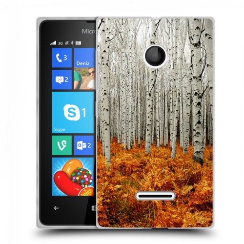 Дизайнерский пластиковый чехол для Microsoft Lumia 435 Лес
