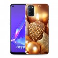 Дизайнерский пластиковый чехол для OPPO A52 Новогодние шары