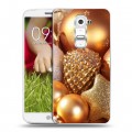 Дизайнерский пластиковый чехол для LG Optimus G2 mini Новогодние шары
