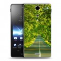 Дизайнерский пластиковый чехол для Sony Xperia TX Лес