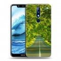 Дизайнерский пластиковый чехол для Nokia 5.1 Plus Лес