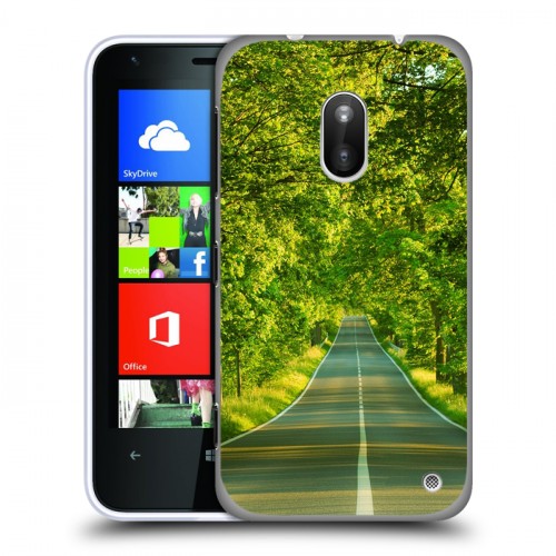 Дизайнерский силиконовый чехол для Nokia Lumia 620 Лес