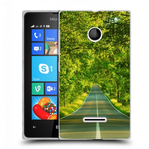 Дизайнерский пластиковый чехол для Microsoft Lumia 435 Лес