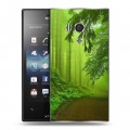 Дизайнерский пластиковый чехол для Sony Xperia acro S Лес