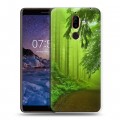 Дизайнерский пластиковый чехол для Nokia 7 Plus Лес