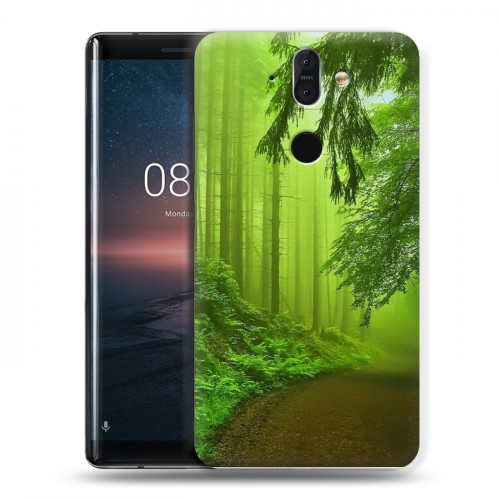 Дизайнерский пластиковый чехол для Nokia 8 Sirocco Лес