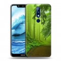 Дизайнерский пластиковый чехол для Nokia 5.1 Plus Лес