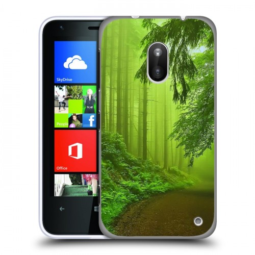 Дизайнерский пластиковый чехол для Nokia Lumia 620 Лес