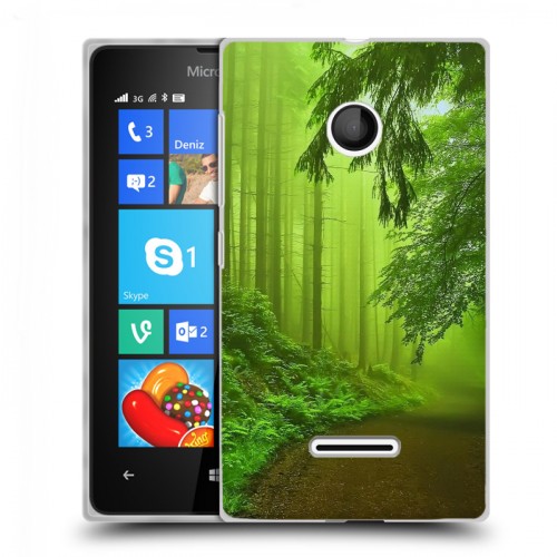 Дизайнерский пластиковый чехол для Microsoft Lumia 435 Лес