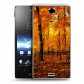 Дизайнерский пластиковый чехол для Sony Xperia TX Лес