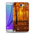 Дизайнерский пластиковый чехол для Samsung Galaxy Note 2 Лес