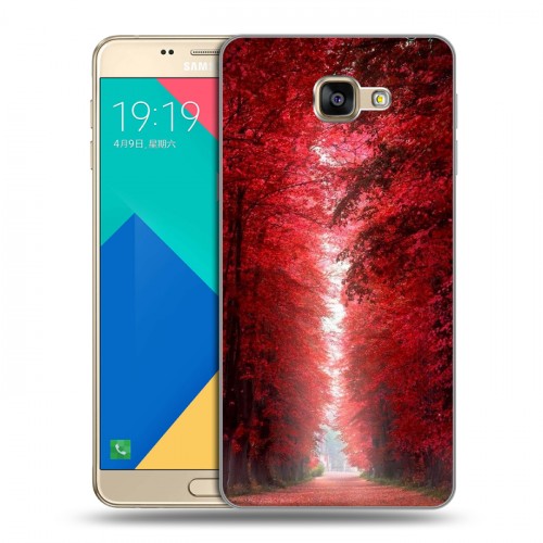 Дизайнерский силиконовый чехол для Samsung Galaxy A9 Лес