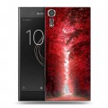 Дизайнерский пластиковый чехол для Sony Xperia XZs Лес