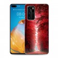 Дизайнерский пластиковый чехол для Huawei P40 Лес