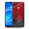 Дизайнерский пластиковый чехол для Huawei Y6 (2019) Лес