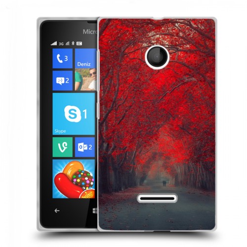 Дизайнерский пластиковый чехол для Microsoft Lumia 435 Лес