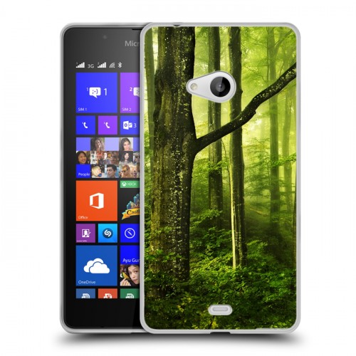 Дизайнерский пластиковый чехол для Microsoft Lumia 540 Лес