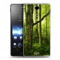 Дизайнерский пластиковый чехол для Sony Xperia TX Лес