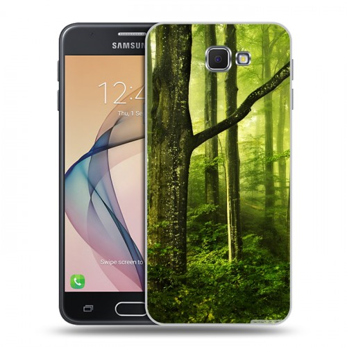 Дизайнерский пластиковый чехол для Samsung Galaxy J5 Prime Лес